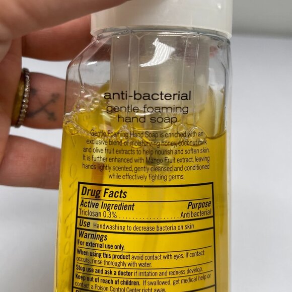 Bath & Body Works Wild Honeysuckle Gentle Foaming Hand Soap 8.75 oz Expired - Picture 5 of 7